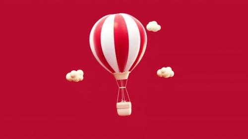 Videohive - Cartoon hot air balloon - 35851103 - 35851103
