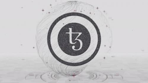 Videohive - Tezos Crypto Background - 35865415 - 35865415