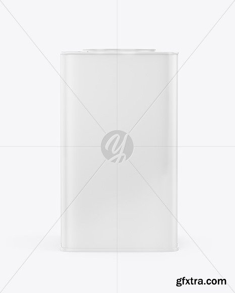 Matte Square Tin Can Mockup 65340