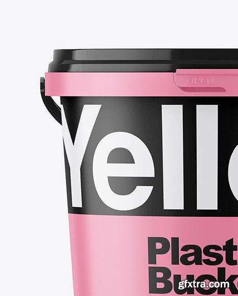 Matte Plastic Bucket Mockup 65866