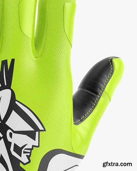 Football Glove Mockup - Back View 73035