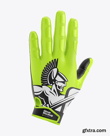 Football Glove Mockup - Back View 73035