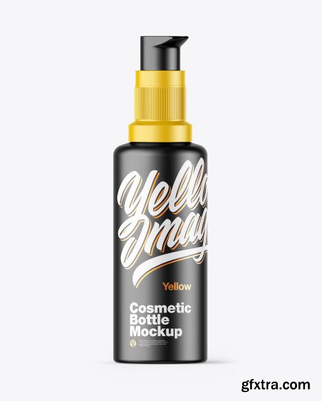 Matte Cosmetic Bottle Mockup 73021