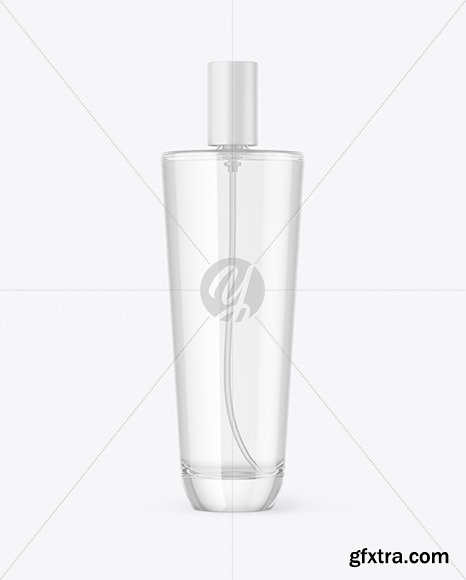 Clear Glass Perfume Bottle Mockup 65823