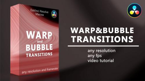 Videohive - Warp & Bubble Transitions for DaVinci Resolve - 35902791 - 35902791