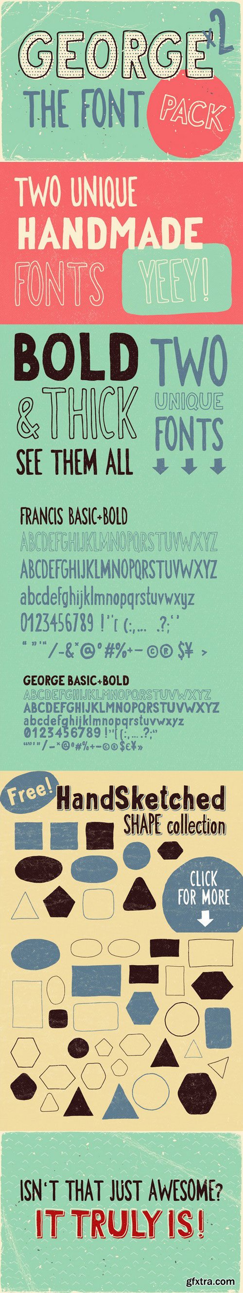 George Francis Font Pack bonus