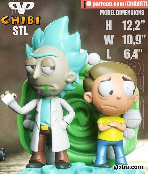 3DXM - Rick And Morty Chibi