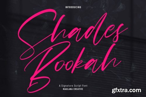 Shades Bookah Script Font