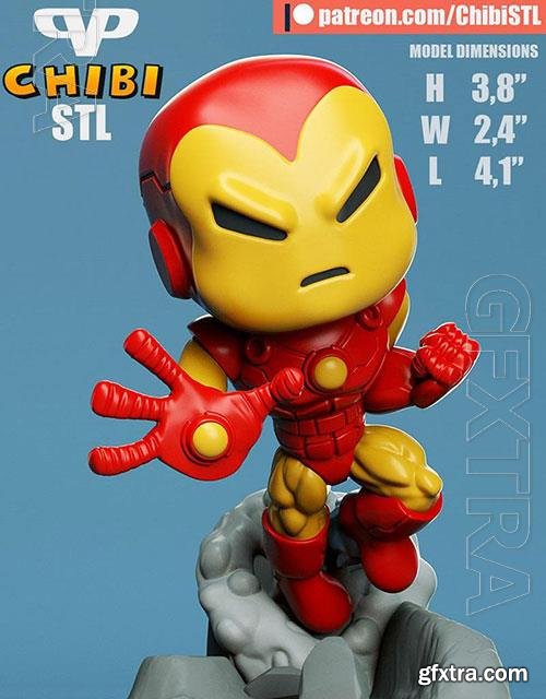 3DXM - Iron-Man Chibi (Marvel)