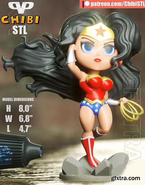 3DXM - Wonder Woman Chibi