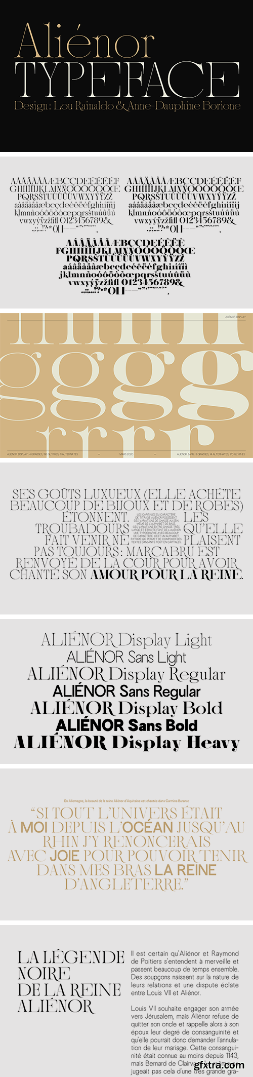 Alienor Display Typeface