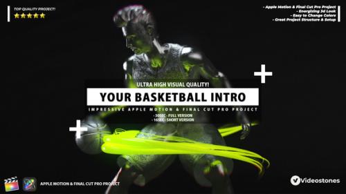 Videohive - Your Basketball Intro - Basketball Opener Apple Motion Template - 35928425 - 35928425