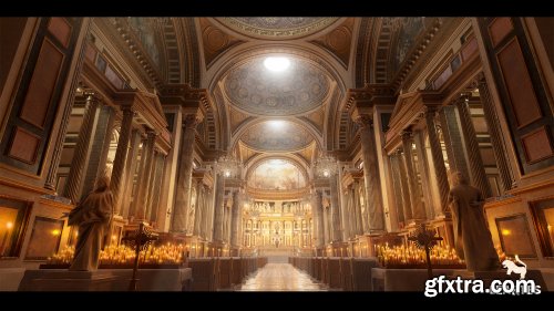Unreal Engine – Church/ Cathedral Interior Environment