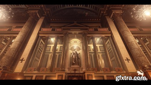 Unreal Engine – Church/ Cathedral Interior Environment