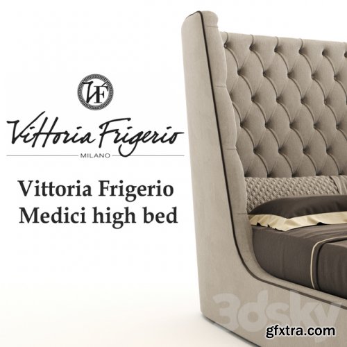 Vittoria Frigerio Medici high bed