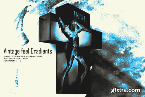 CreativeMarket - Vintage Feel Gradients 6485931