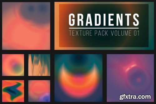 CreativeMarket - 50 Gradient Textures Vol. 01 6764566