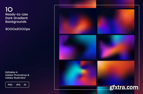 Gradient and Geometry Backgrounds Vol.2