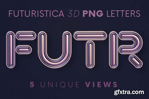 Futuristica - 3D Lettering