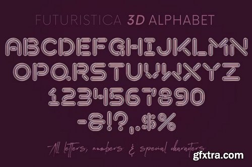 Futuristica - 3D Lettering