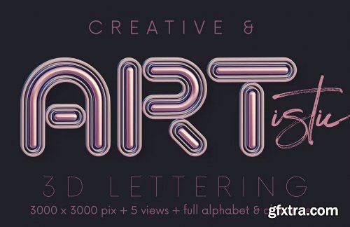 Futuristica - 3D Lettering