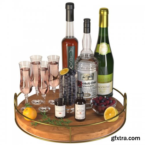 Alcoholic Champagne Set