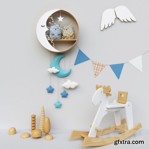 Toys, decor for children