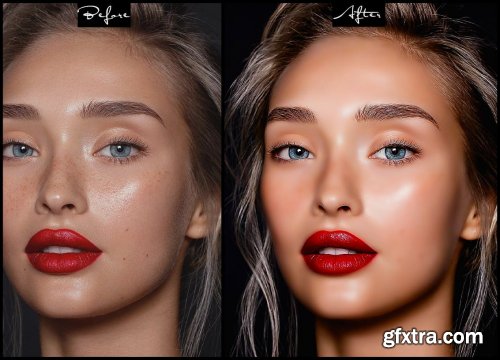 Pro Skin Portrait Photoshop Action