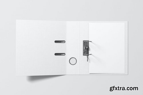 Lever Arch File Mockup