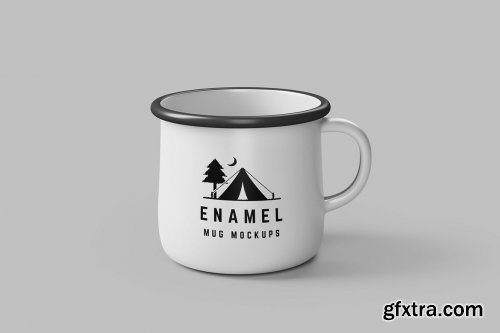 Enamel Mug Mockups