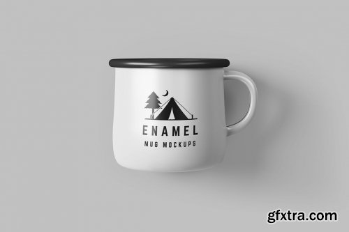 Enamel Mug Mockups