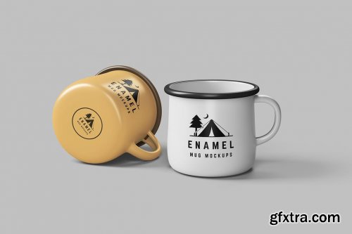 Enamel Mug Mockups