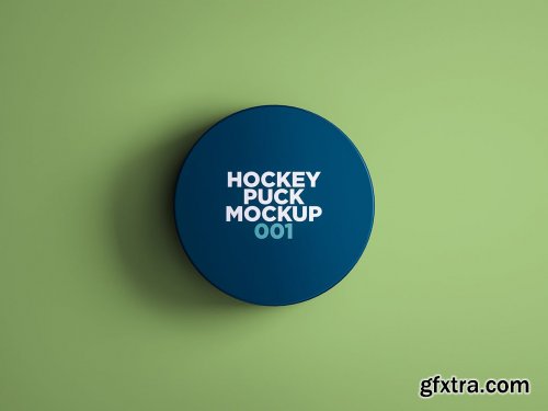 Hockey Puck Mockup 001