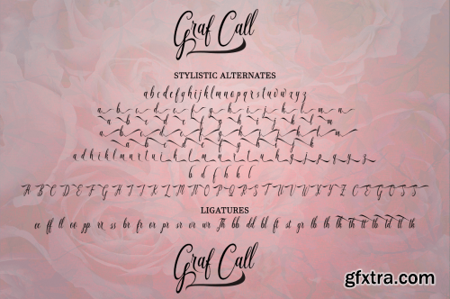 Graf Call New Stylish Script Font 2356474