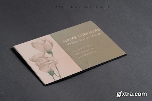 Mockup brochure on black