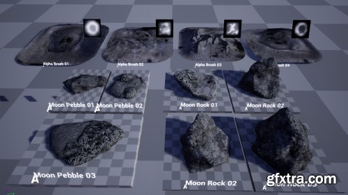 Unreal Engine – Brushify - Moon Pack