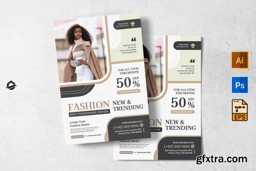 Fashion New Promo Flyer & Instagram post Template