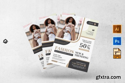 Fashion New Promo Flyer & Instagram post Template