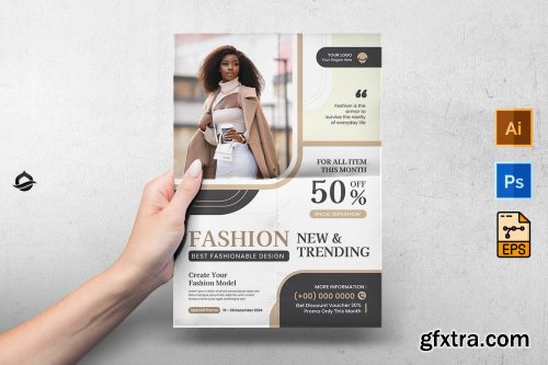 Fashion New Promo Flyer & Instagram post Template