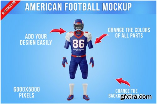 American Football Mockup