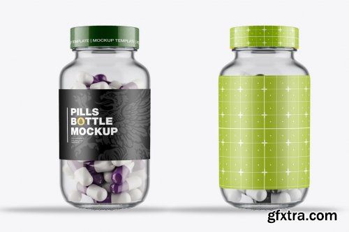 Pills Bottle Mockup