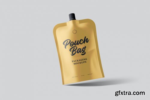 Pouch Bag Packaging Mockups