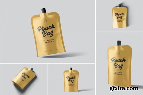 Pouch Bag Packaging Mockups