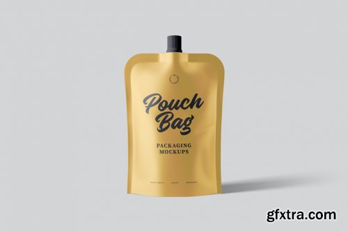 Pouch Bag Packaging Mockups