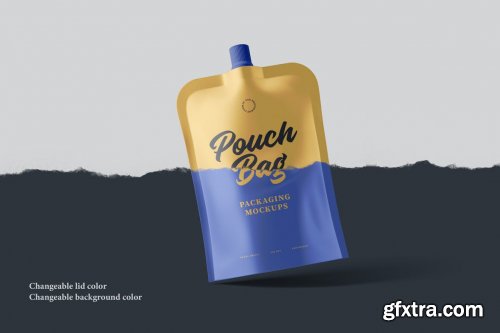 Pouch Bag Packaging Mockups