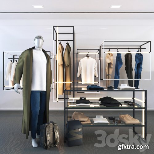 Clothing and accessories for the store