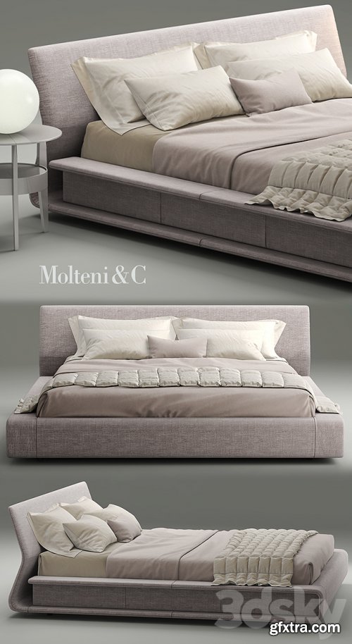 Bed CLIP molteni