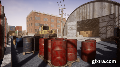 Unreal Engine – Modular Industrial Area