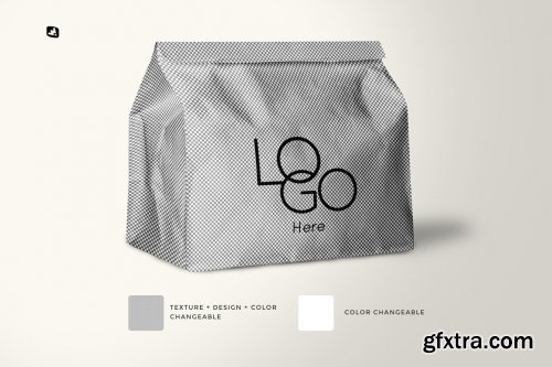 CreativeMarket - Takeout Paper Bag Packaging Mockup 6703729