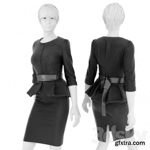 Suit female mannequin